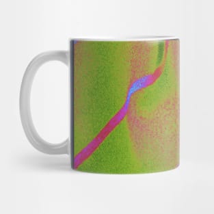 Hot fluro Ribbons abstract Mug